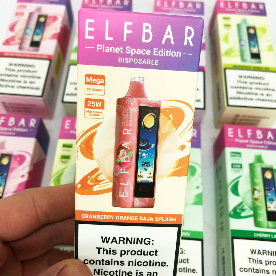 ELF BAR Planet 25000. Клюква Апельсин Баджо (Cranberry Orange Baja Splash)