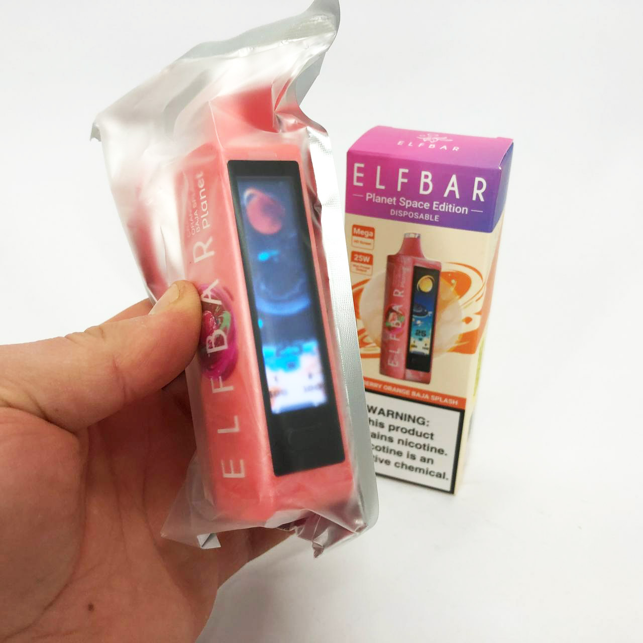 ELF BAR Planet 25000. Клюква Апельсин Баджо (Cranberry Orange Baja Splash)