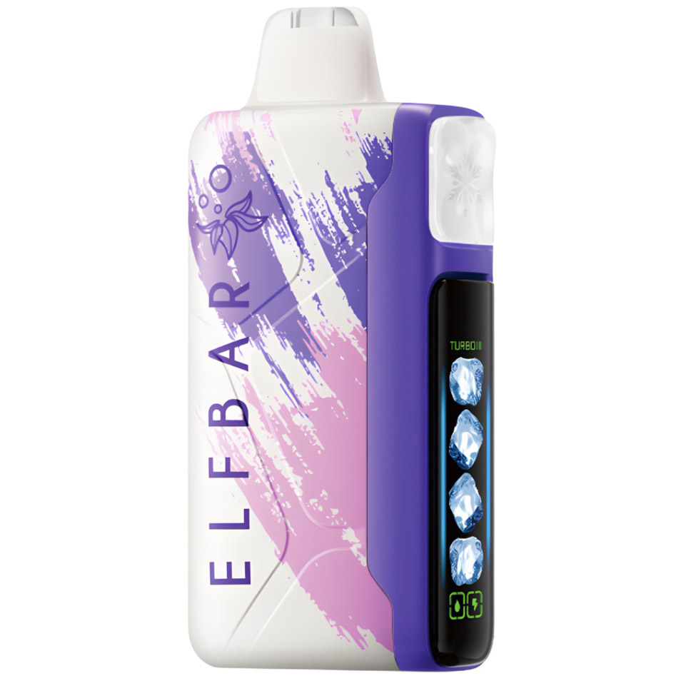 Elf Bar Ice King 30000. Ежевика Клюква (Blackberry Cranberry)