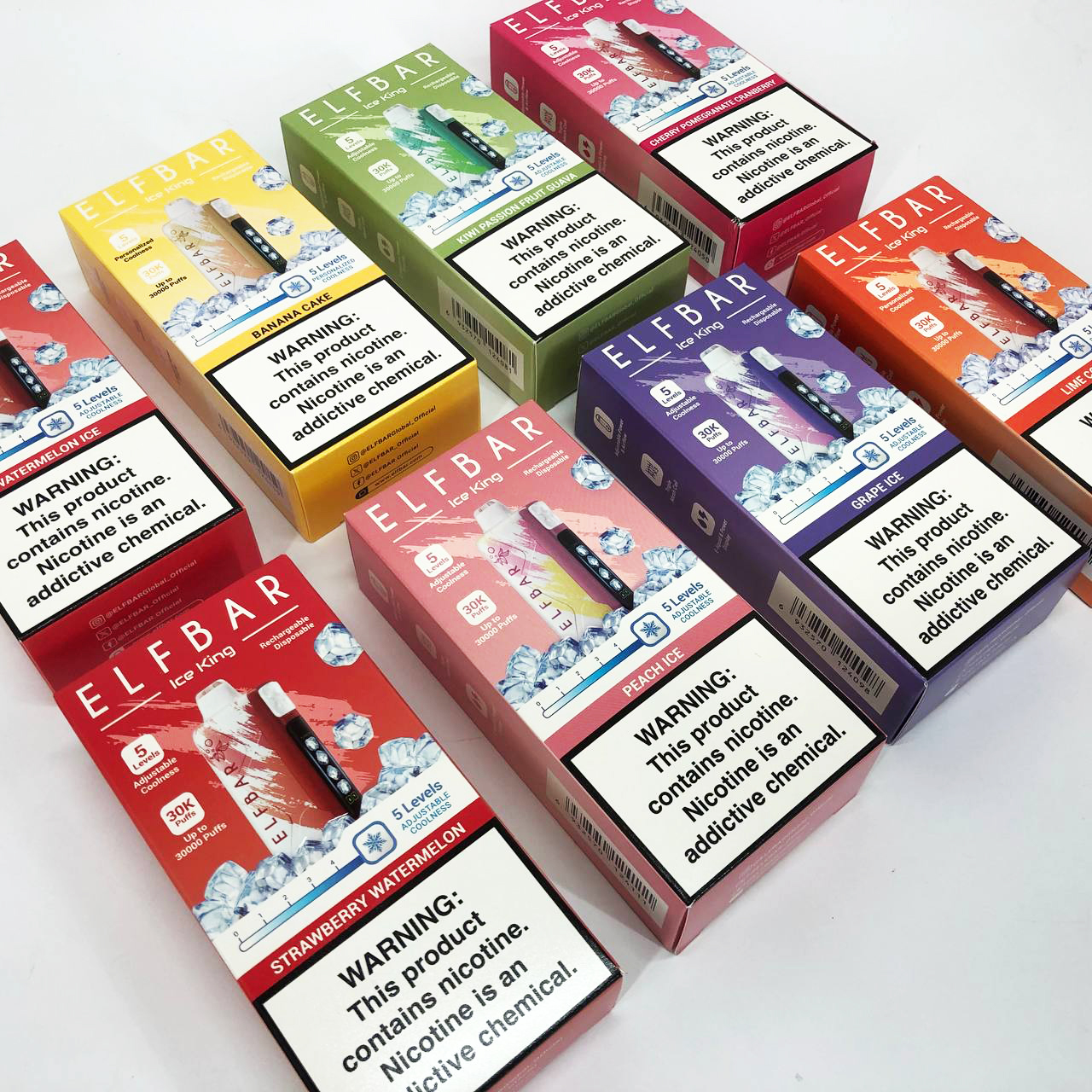 Elf Bar Ice King 30000. Киви Маракуйя Гуава (Kiwi Passion Fruit Guava)