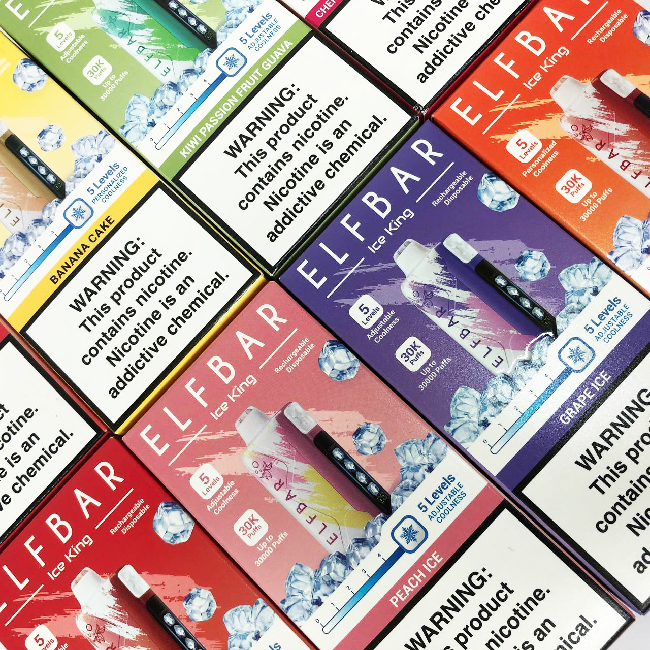 Elf Bar Ice King 30000. Киви Маракуйя Гуава (Kiwi Passion Fruit Guava)