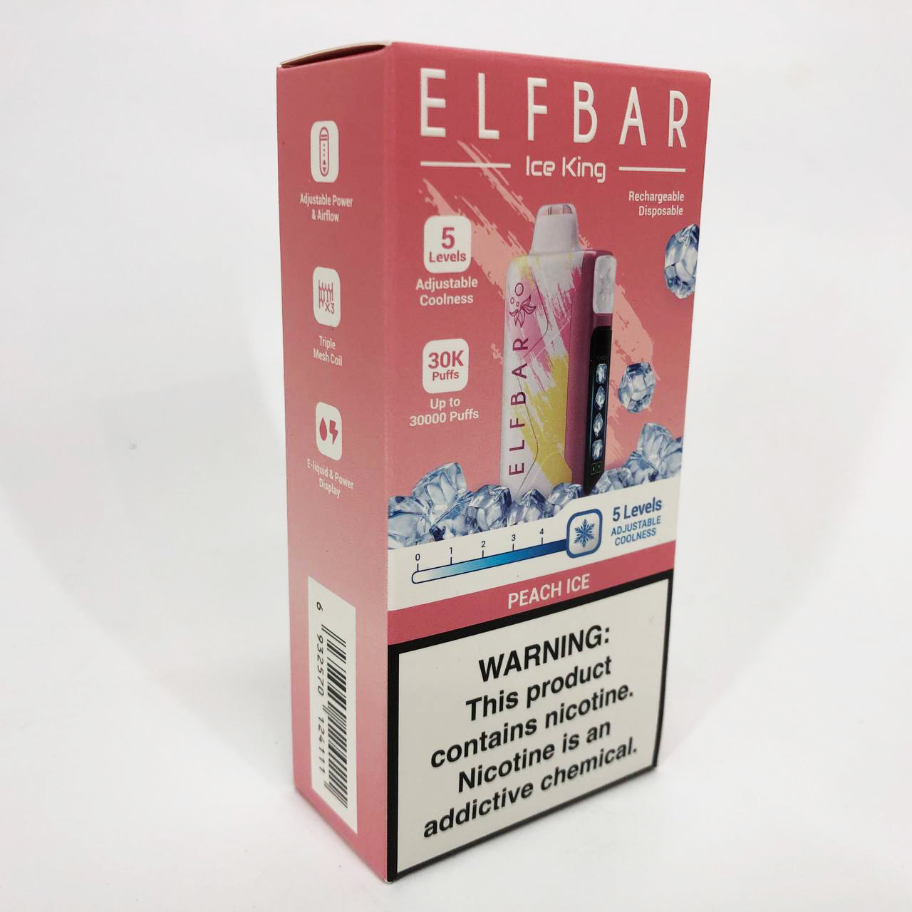 Elf Bar Ice King 30000. Персик (Peach Ice)