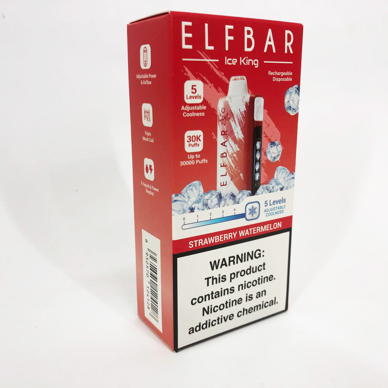 Elf Bar Ice King 30000. Клубника Арбуз (Strawberry Watermelon)
