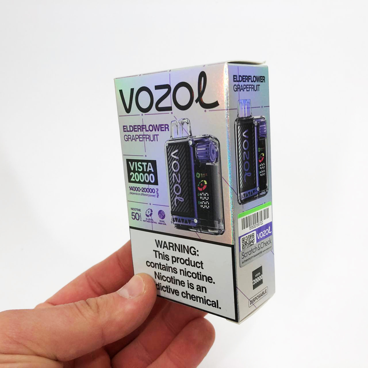 Vozol Vista 20000. Бузина Грейпфрут (Elderflower Grapefrui)
