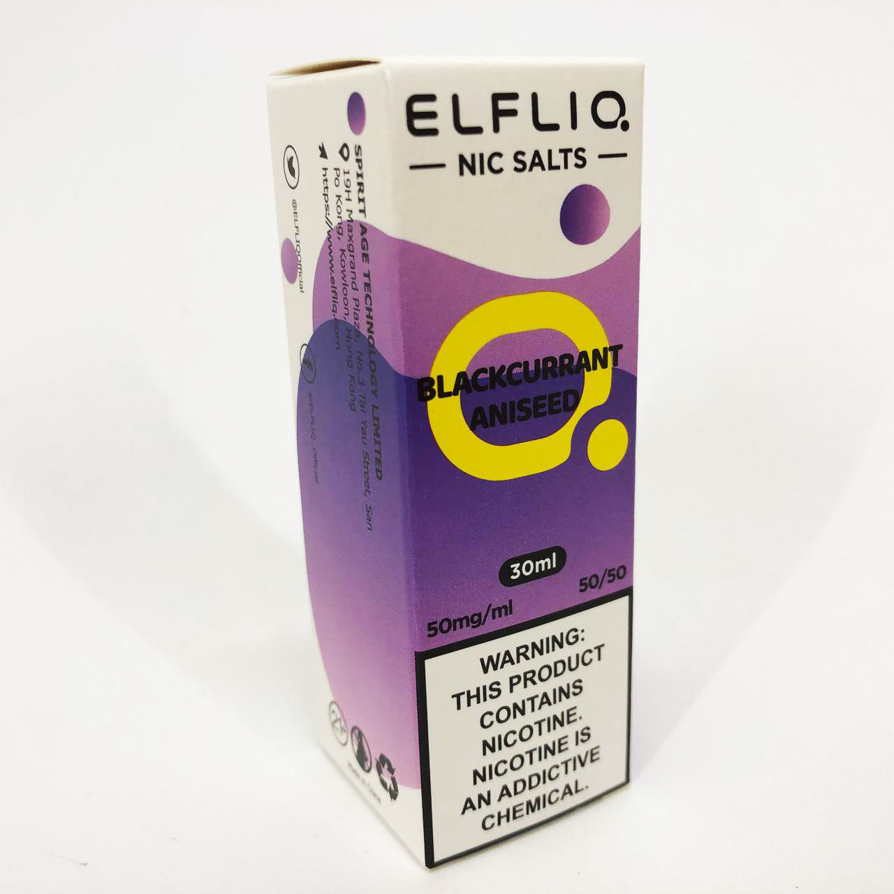 Жидкость ELFLIQ 30 мл 5%. Черная Смородина Анис (Blackcurrant Aniseed)