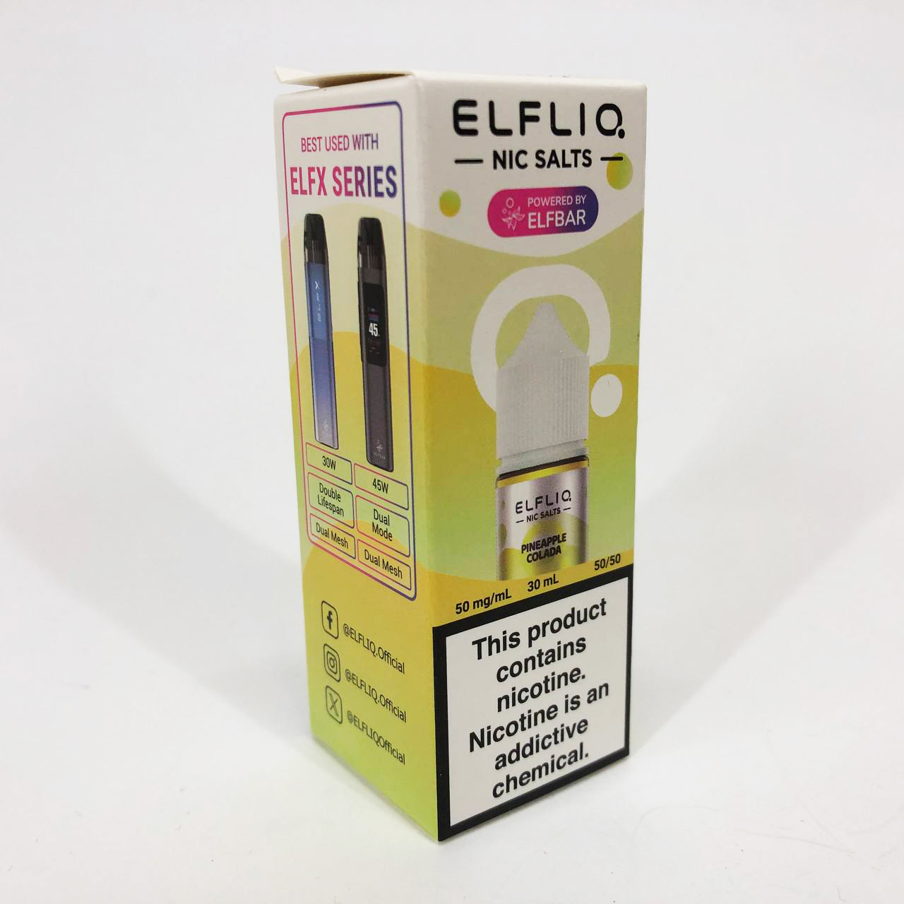 Жидкость ELFLIQ 30 мл 5%. Ананасовая Колада (Pineapple Colada)