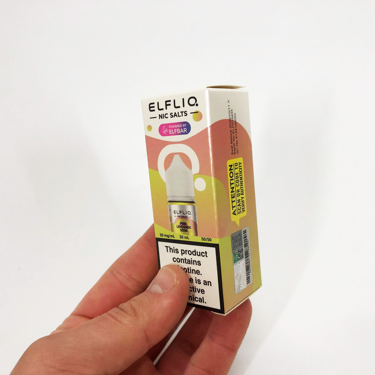 Жидкость ELFLIQ 30 мл 5%. Розовый Лимонад Сода (Pink Lemonade Soda)