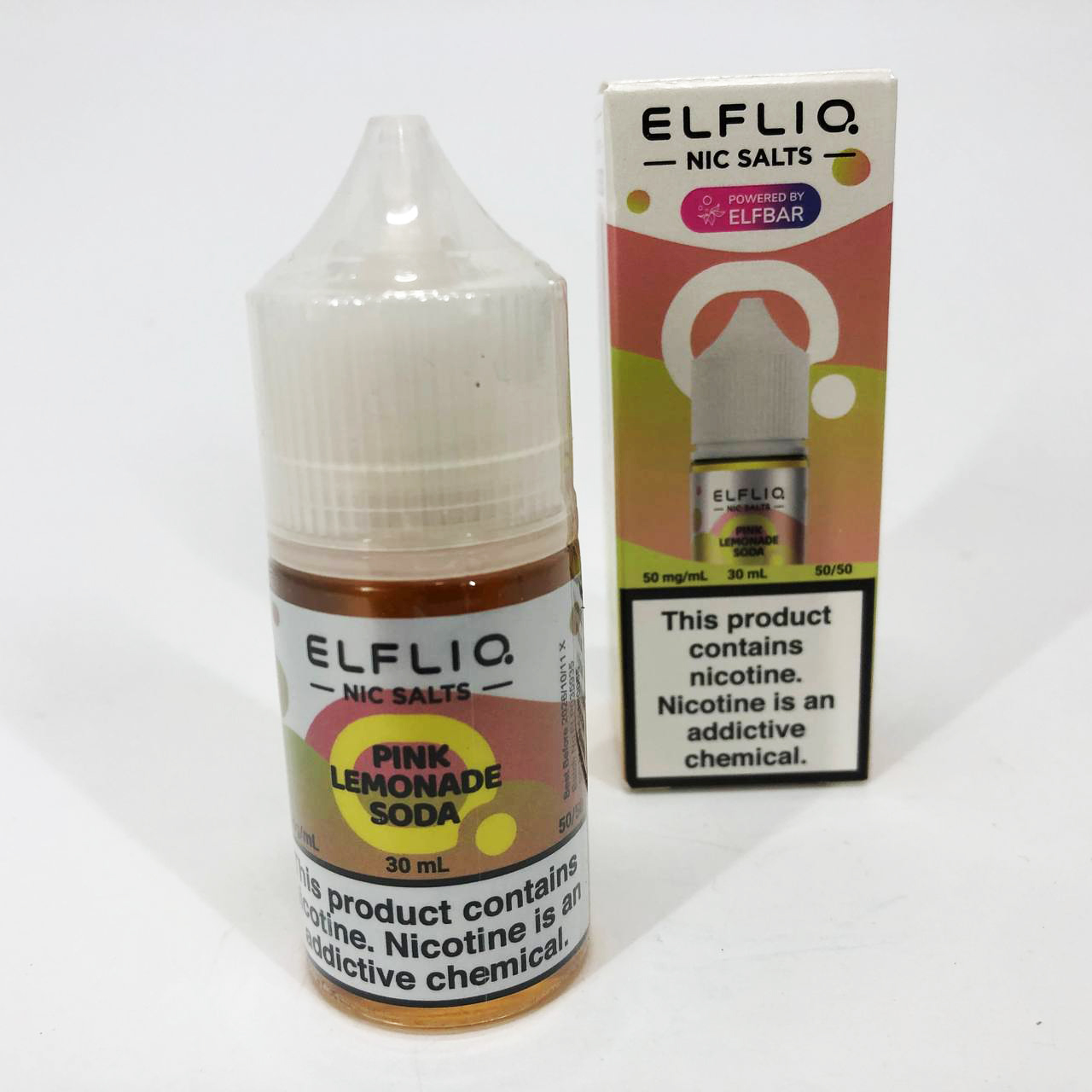 Жидкость ELFLIQ 30 мл 5%. Розовый Лимонад Сода (Pink Lemonade Soda)