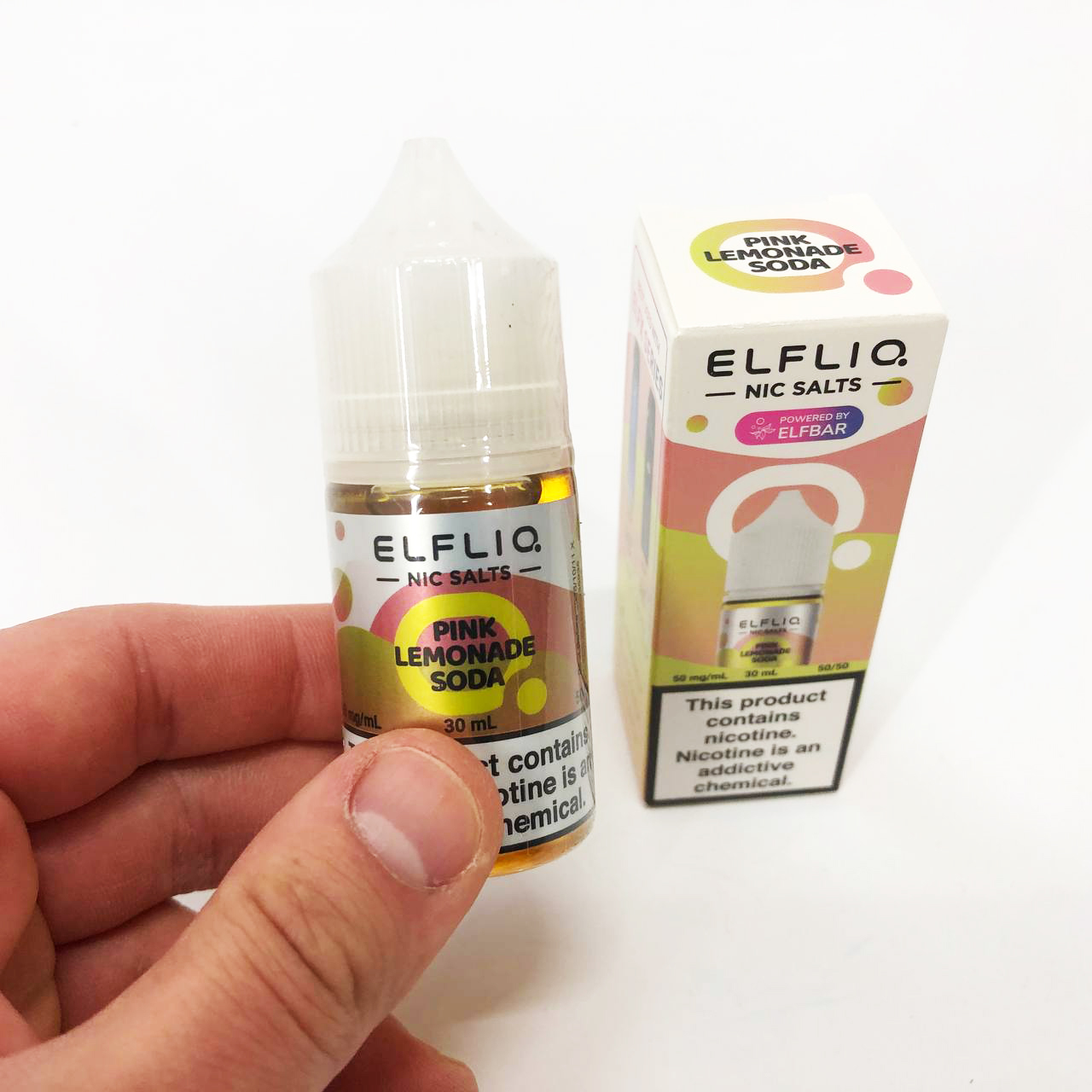 Жидкость ELFLIQ 30 мл 5%. Розовый Лимонад Сода (Pink Lemonade Soda)