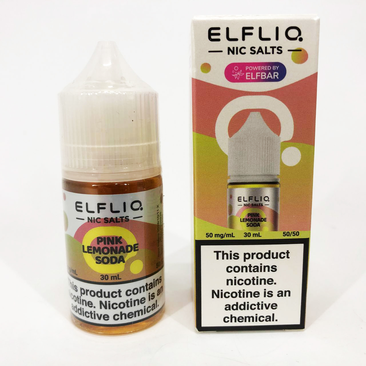 Жидкость ELFLIQ 30 мл 5%. Розовый Лимонад Сода (Pink Lemonade Soda)