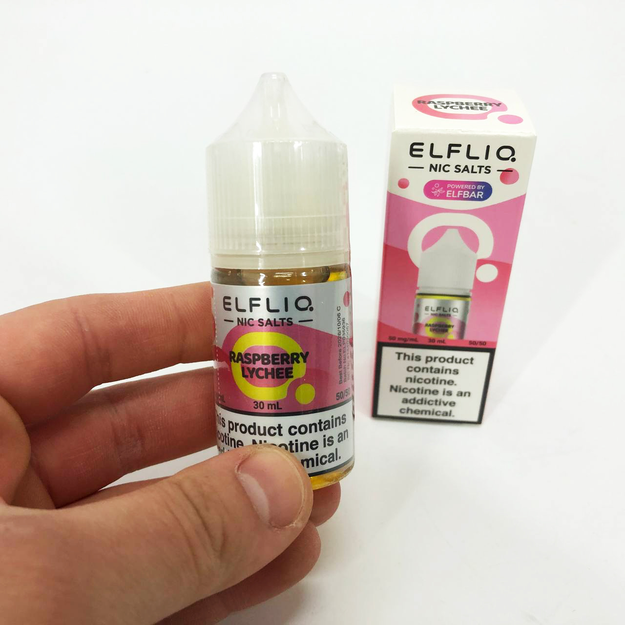 Жидкость ELFLIQ 30 мл 5%. Малина Личи (Raspberry Lychee)