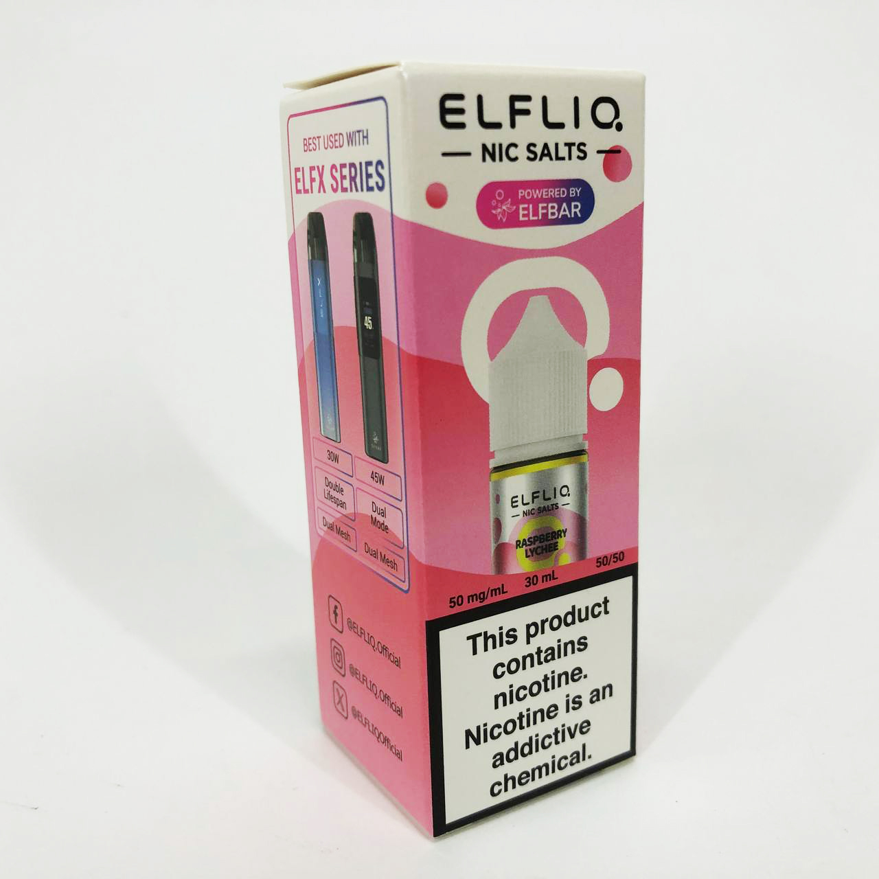 Жидкость ELFLIQ 30 мл 5%. Малина Личи (Raspberry Lychee)