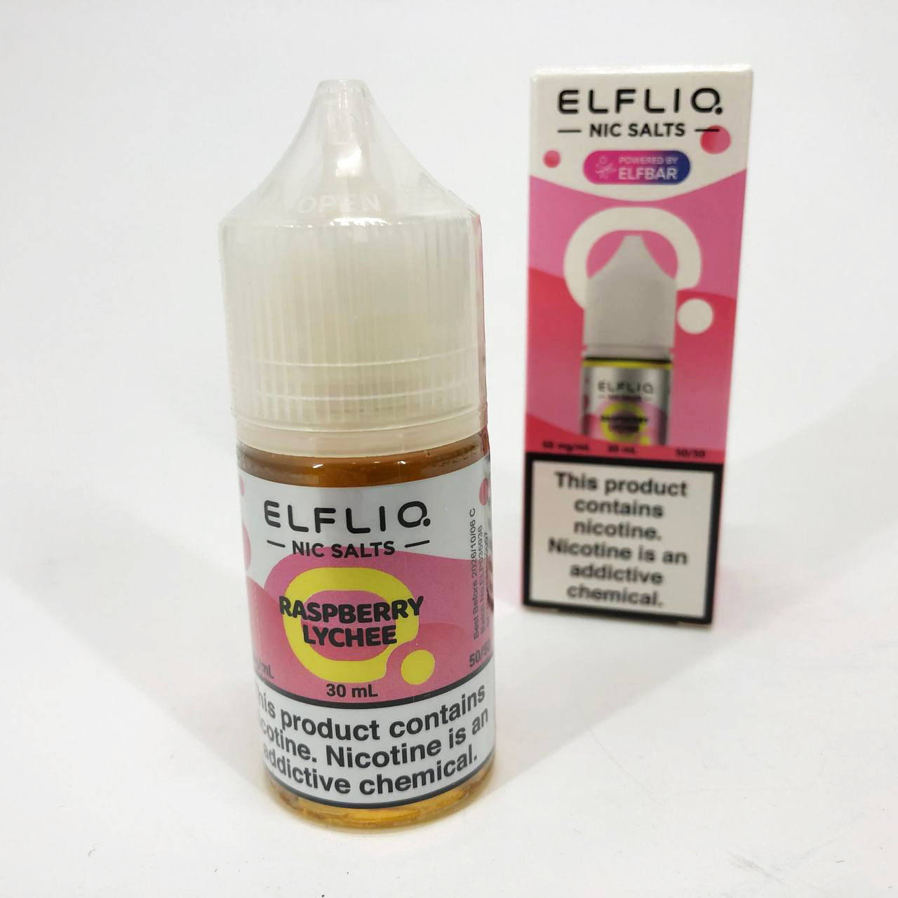 Жидкость ELFLIQ 30 мл 5%. Малина Личи (Raspberry Lychee)