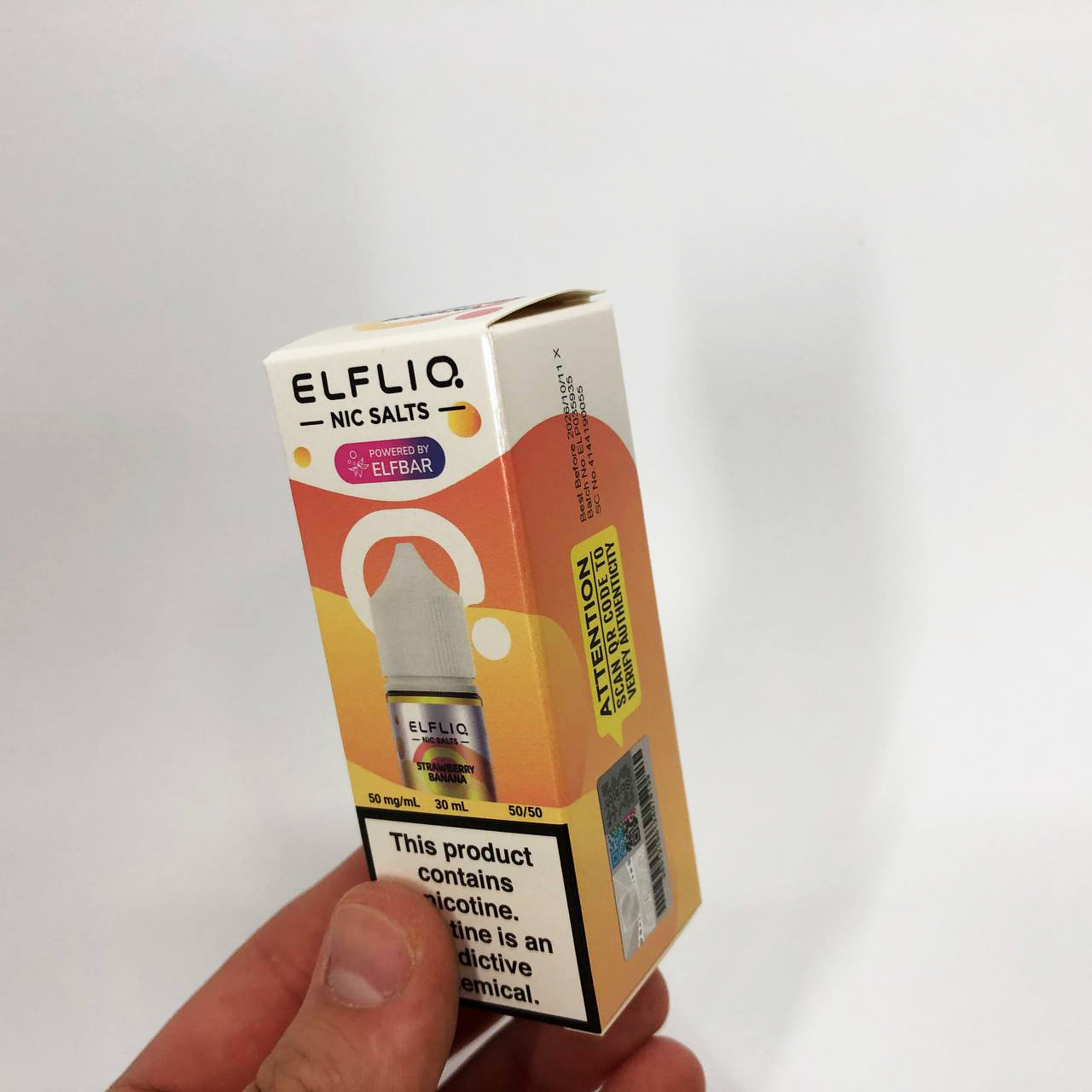 Жидкость ELFLIQ 30 мл 5%. Клубника Банан (Strawberry Banana)
