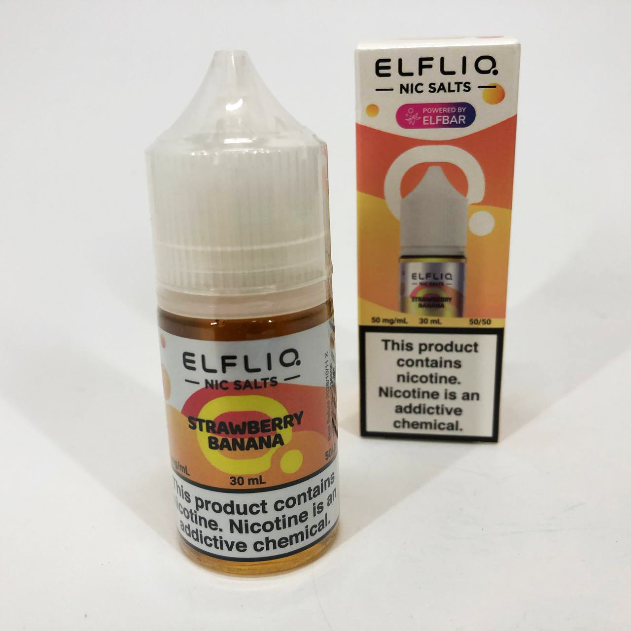 Жидкость ELFLIQ 30 мл 5%. Клубника Банан (Strawberry Banana)