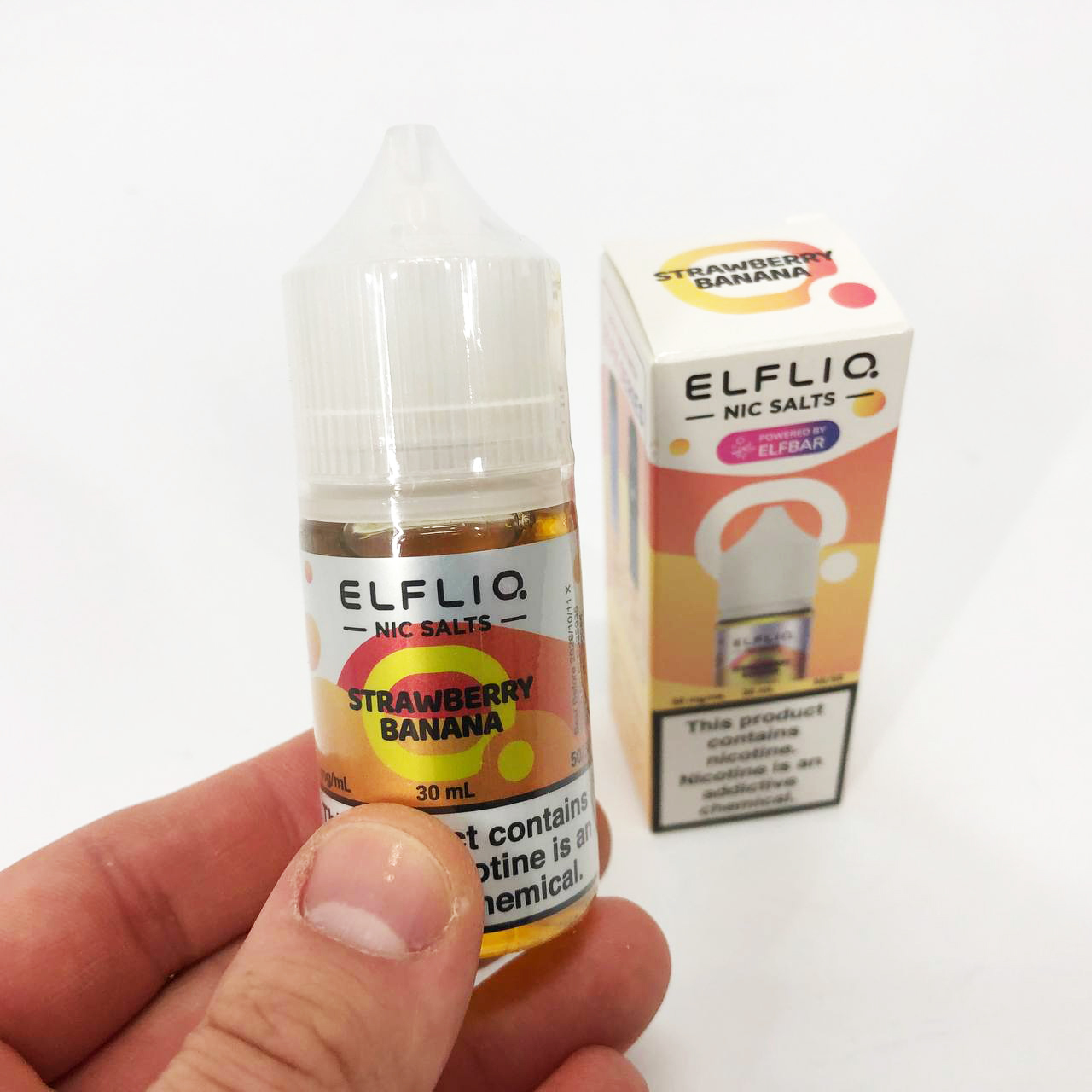 Жидкость ELFLIQ 30 мл 5%. Клубника Банан (Strawberry Banana)