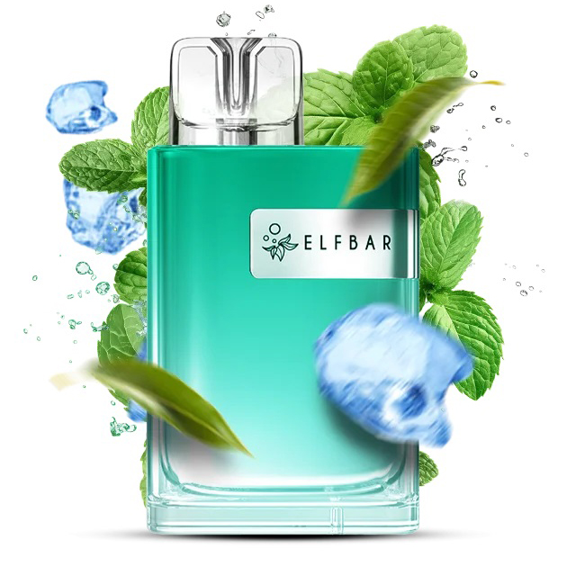 Elf Bar CR8000. Мята (Sea Breeze Mint)