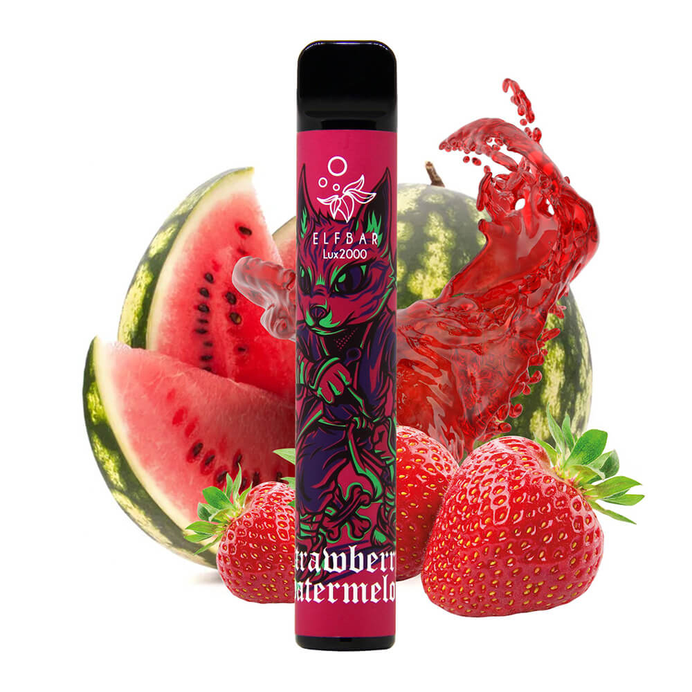 Elf Bar (Эльф Бар) Lux 2000. Клубника Арбуз (Strawberry Watermelon)