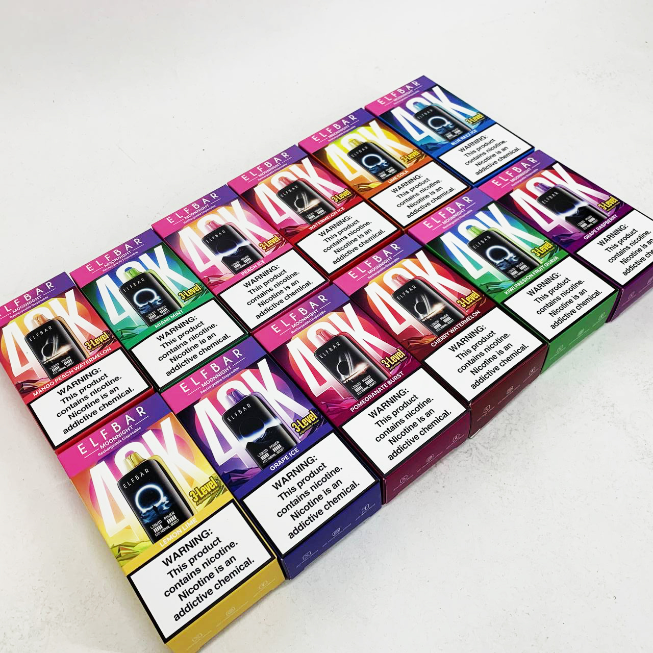 Elf Bar Moon Night 40000. Киви Маракуйя Гуава (Kiwi Passion Fruit Guava)
