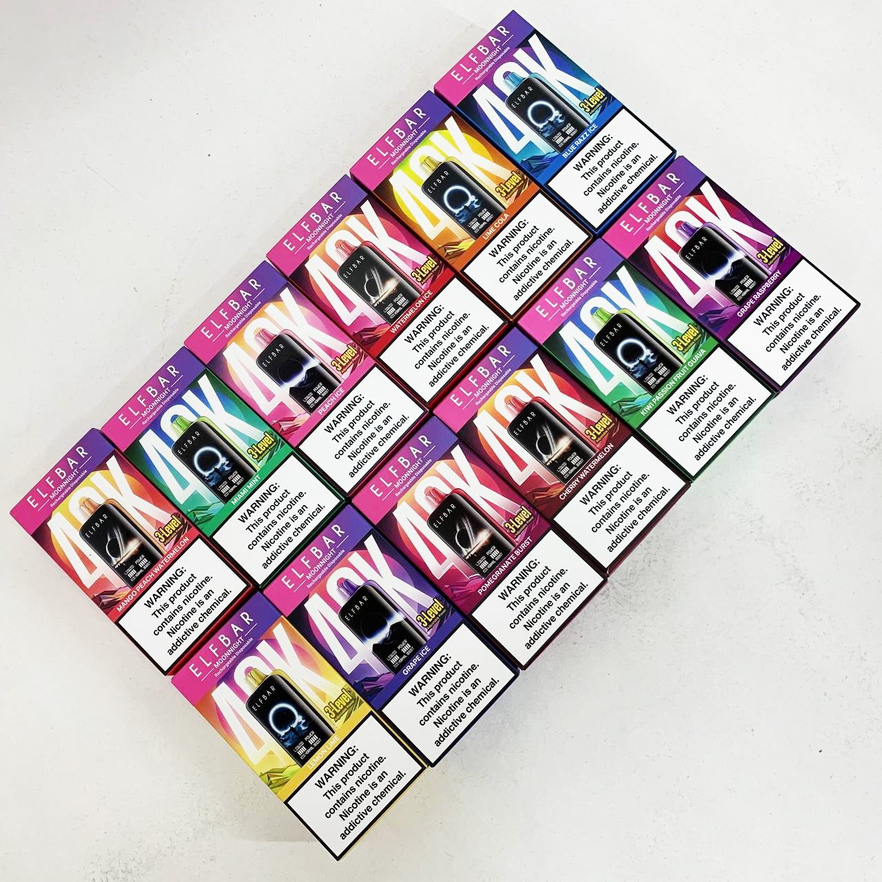 Elf Bar Moon Night 40000. Киви Маракуйя Гуава (Kiwi Passion Fruit Guava)