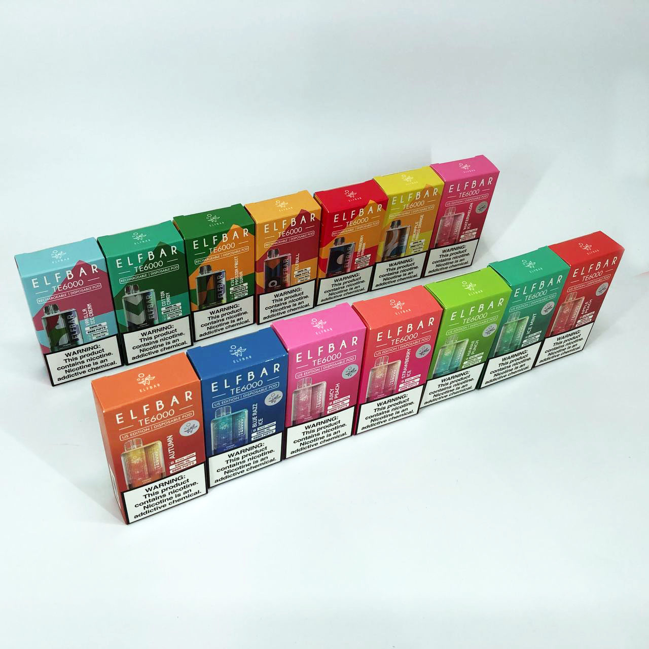 Elf Bar TE6000 5%. Зеленый Манго Гуава (Green Mango Guava)