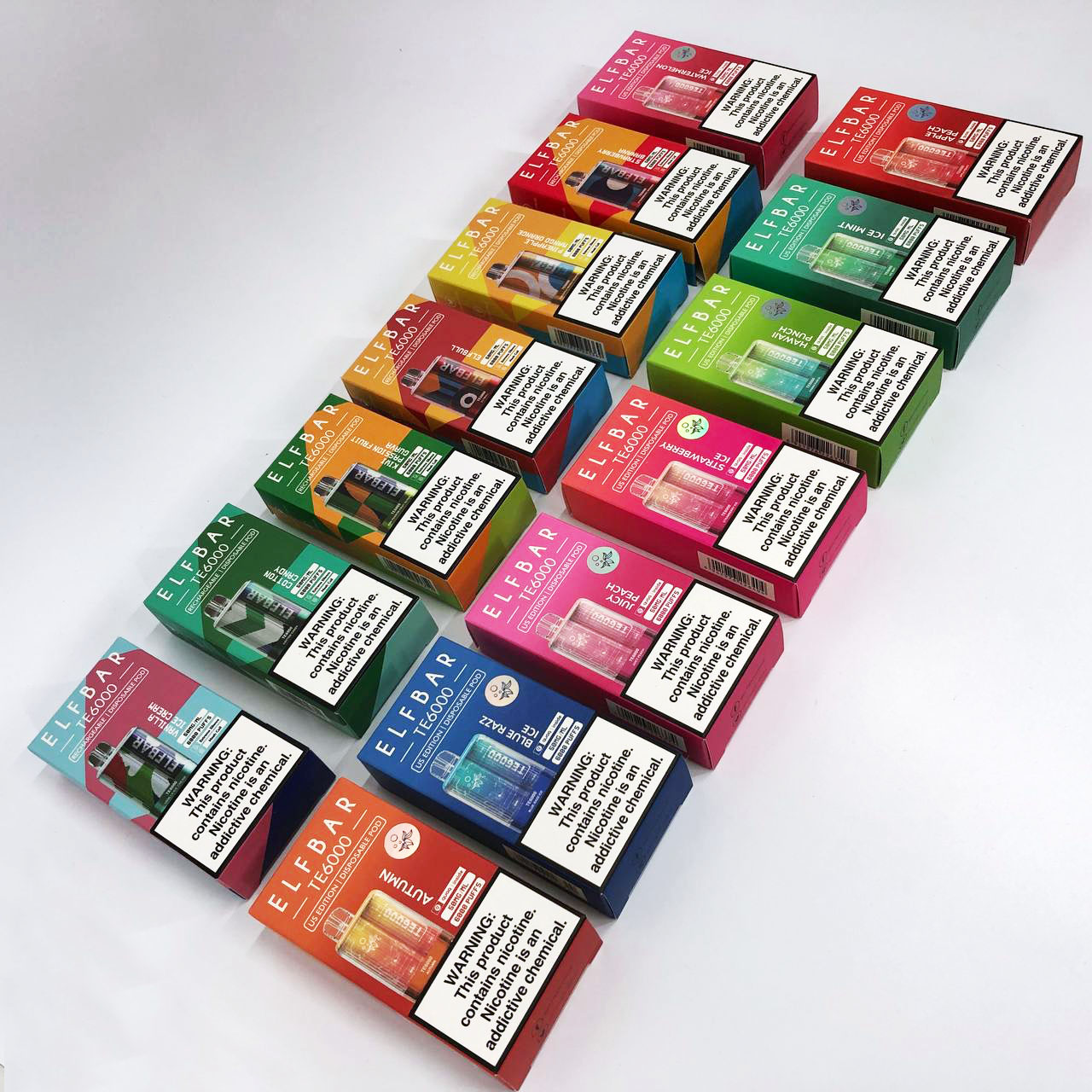Elf Bar TE6000 5%. Зеленый Манго Гуава (Green Mango Guava)