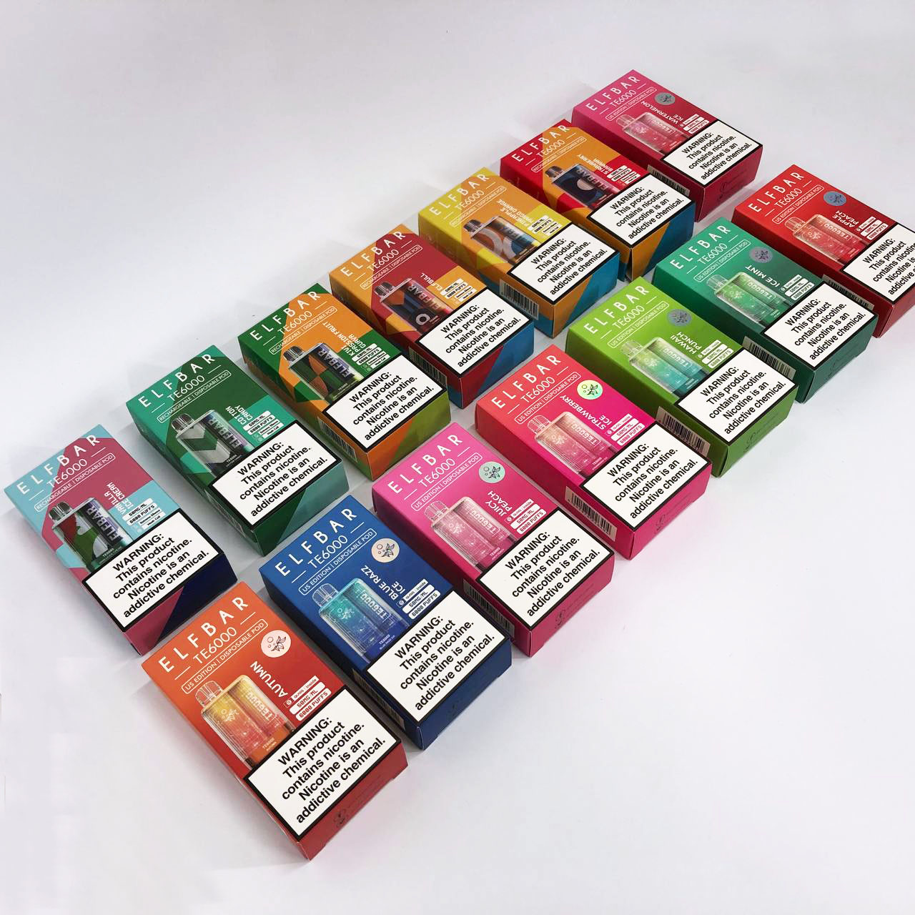 Elf Bar TE6000 5%. Зеленый Манго Гуава (Green Mango Guava)