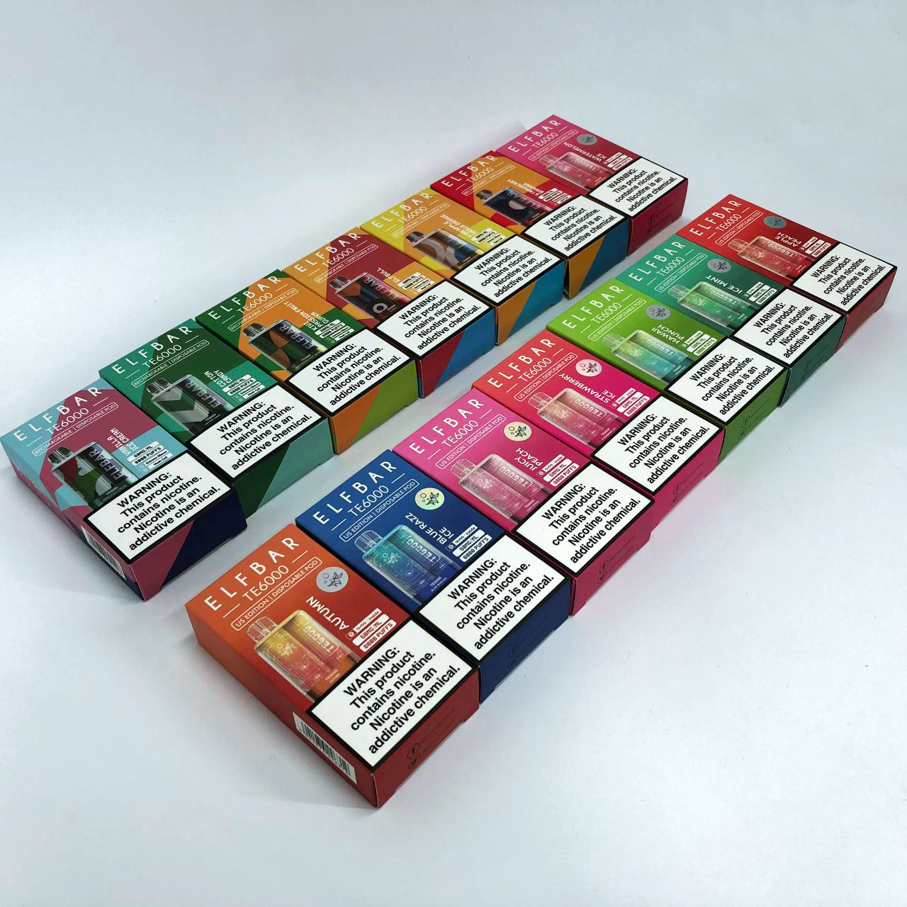 Elf Bar TE6000 5%. Зеленый Манго Гуава (Green Mango Guava)
