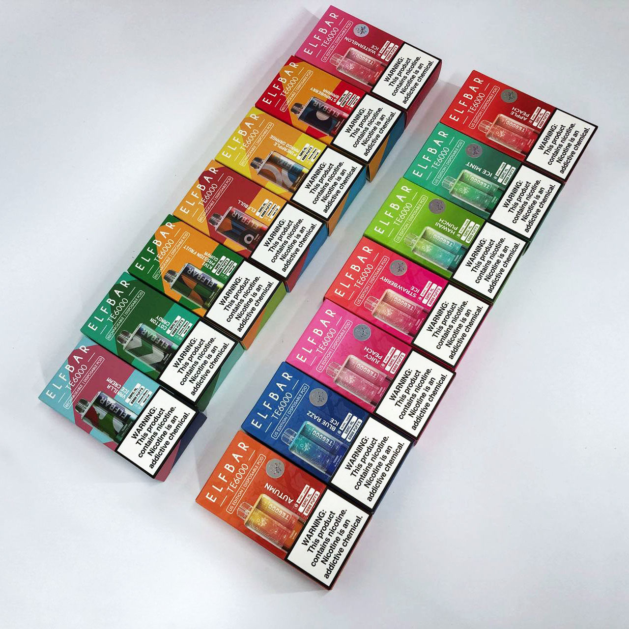 Elf Bar TE6000 5%. Черника Лайм (Blueberry Lime)