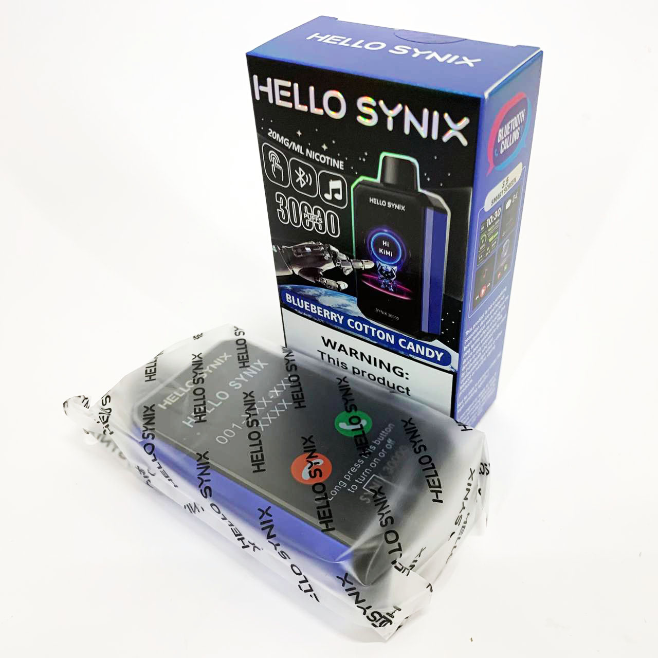 Hello Synix 30000. Черничная Сладкая Вата (Blueberry Cotton Candy)