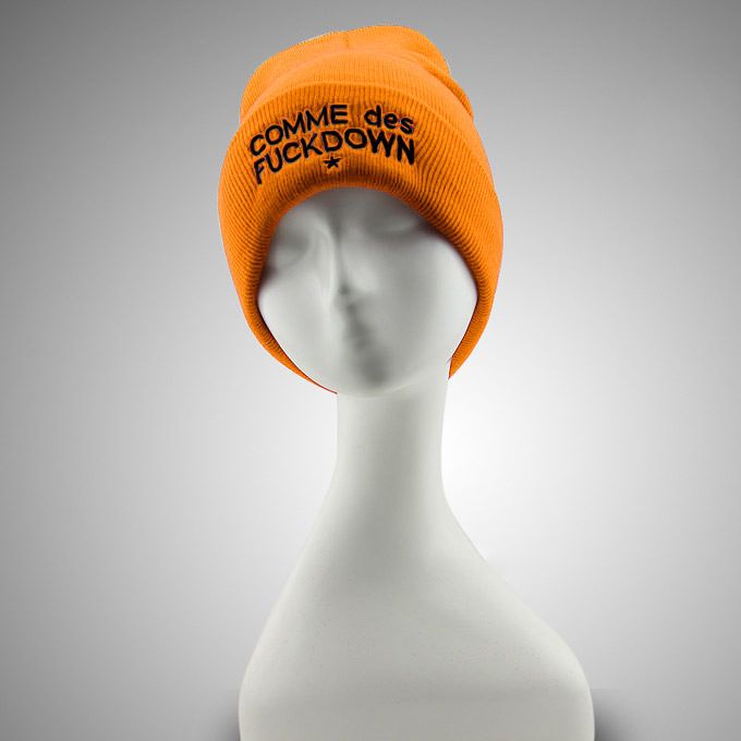 Comme des Fuckdown Шапка оранжевая