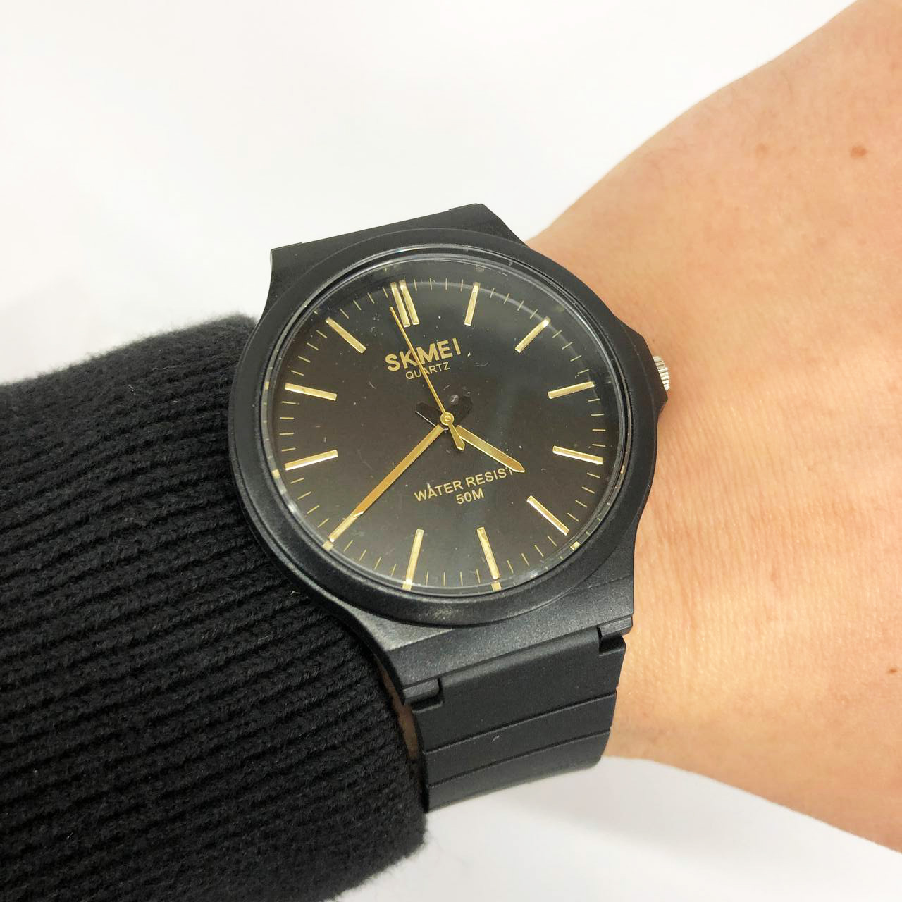 Часы наручные мужские SKMEI 2108BKGD, кварцевые часы, брендовые мужские часы, часы подростковые