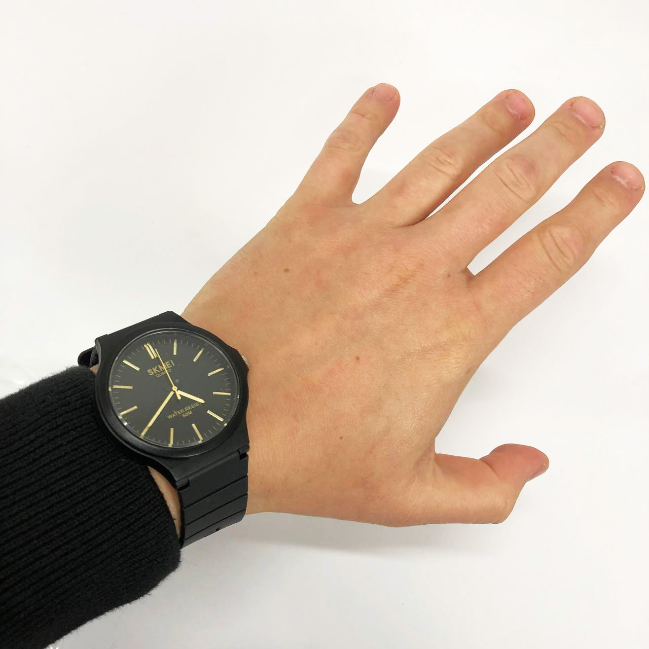 Часы наручные мужские SKMEI 2108BKGD, кварцевые часы, брендовые мужские часы, часы подростковые