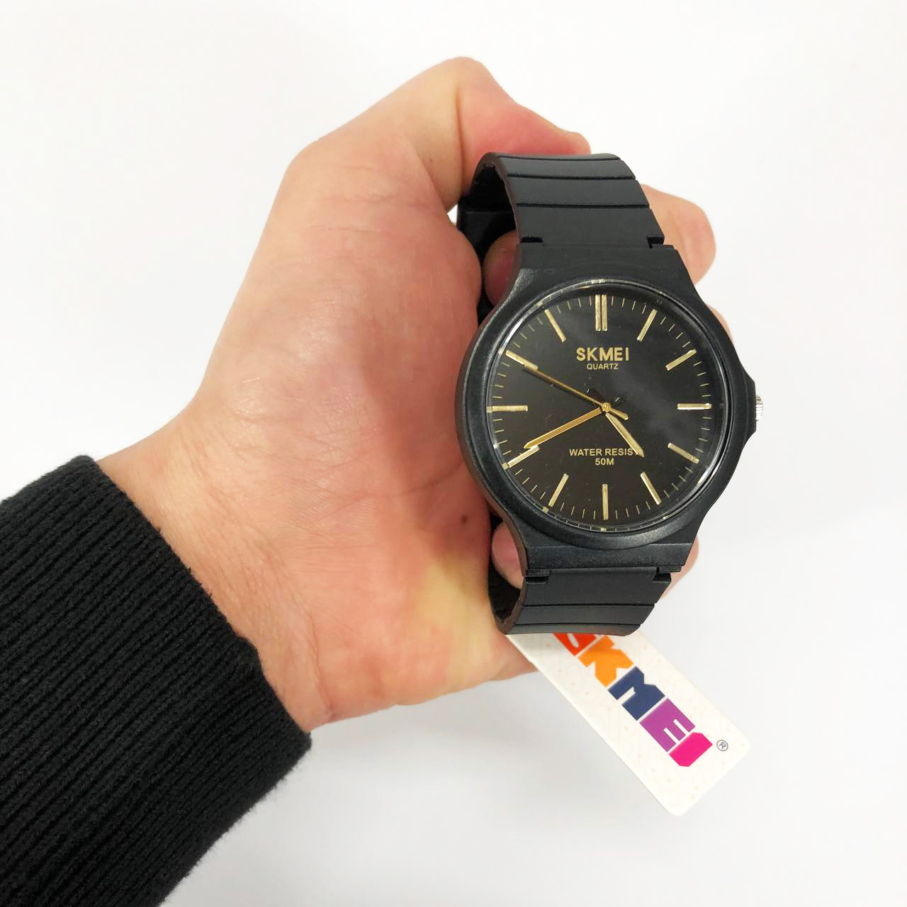 Часы наручные мужские SKMEI 2108BKGD, кварцевые часы, брендовые мужские часы, часы подростковые