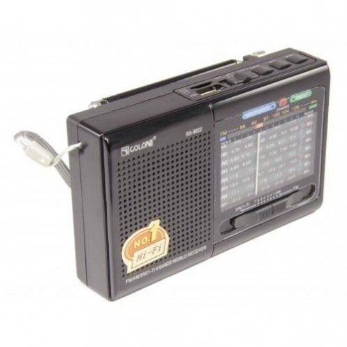 Портативная колонка радио MP3 USB Golon RX-6622. Цвет: черный