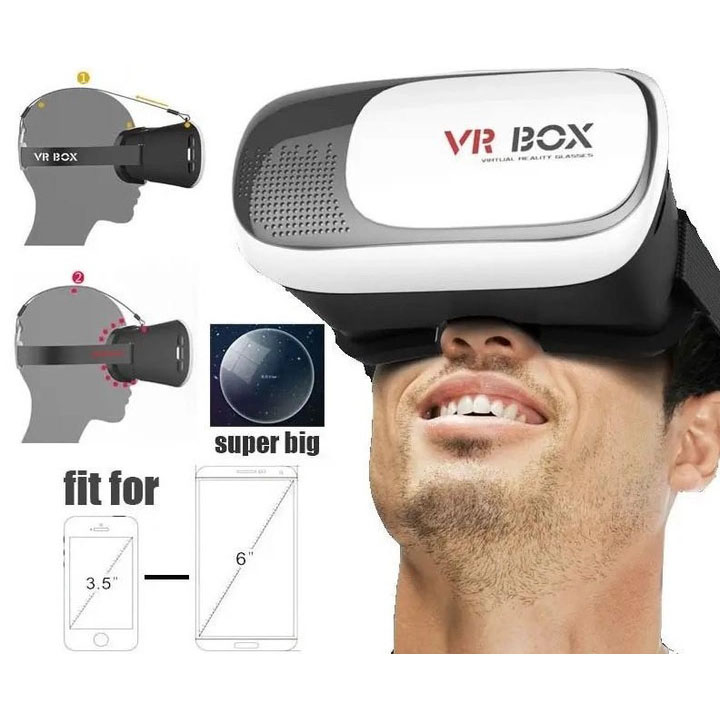 Очки виртуальной реальности с пультом VR BOX G2 для смартфонов с диагональю экранов от 4 до 6 дюймов