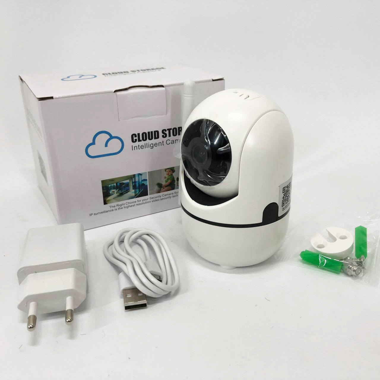 Беспроводная поворотная IP камера WiFi microSD UKC Y13G 1mp с распознаванием лиц