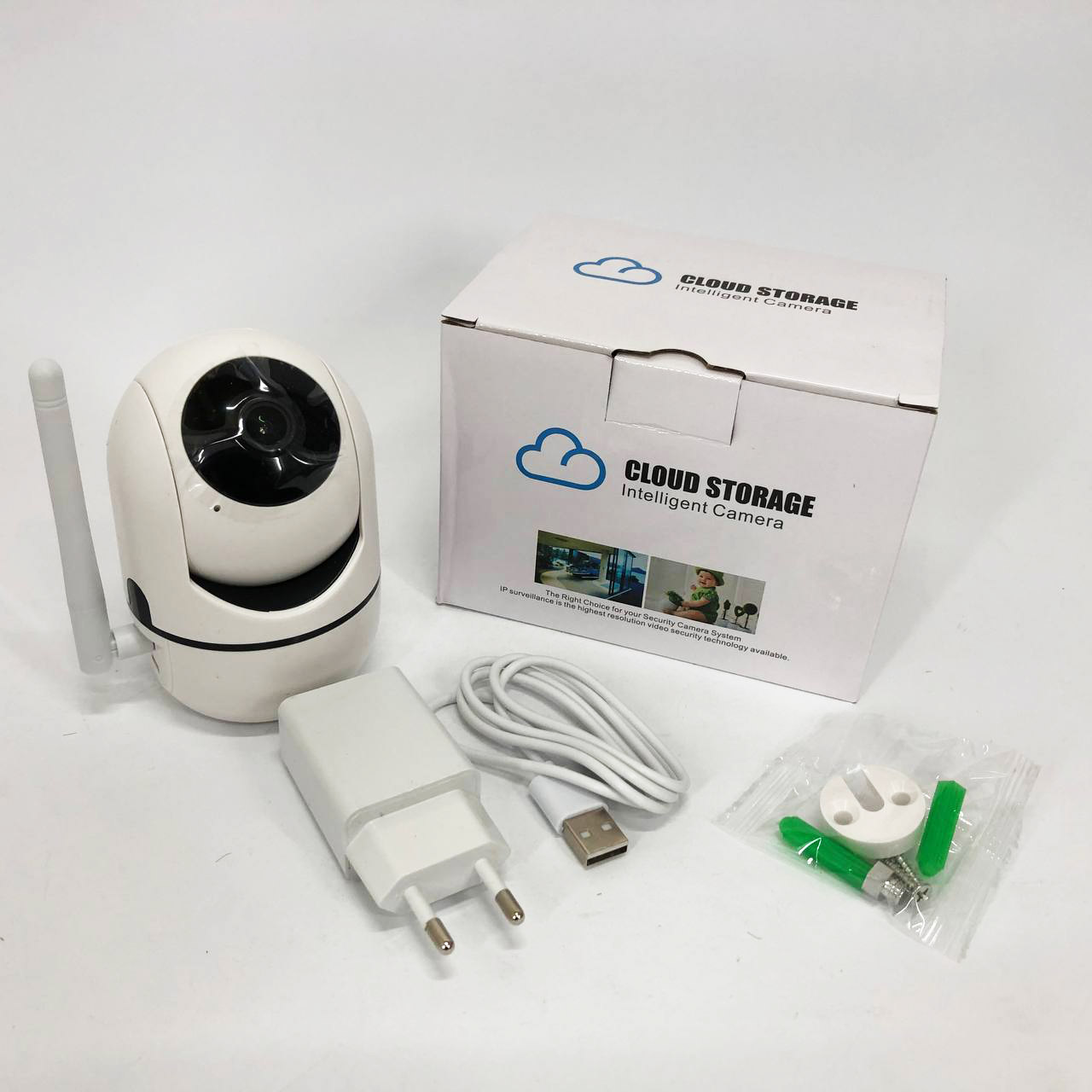 Беспроводная поворотная IP камера WiFi microSD UKC Y13G 1mp с распознаванием лиц