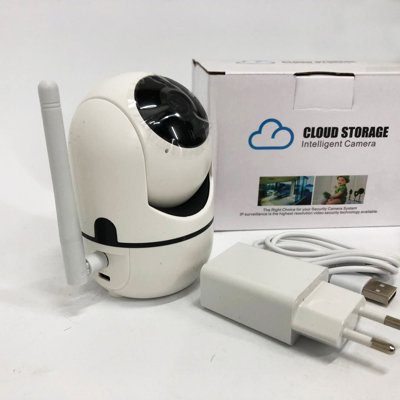 Беспроводная поворотная IP камера WiFi microSD UKC Y13G 1mp с распознаванием лиц