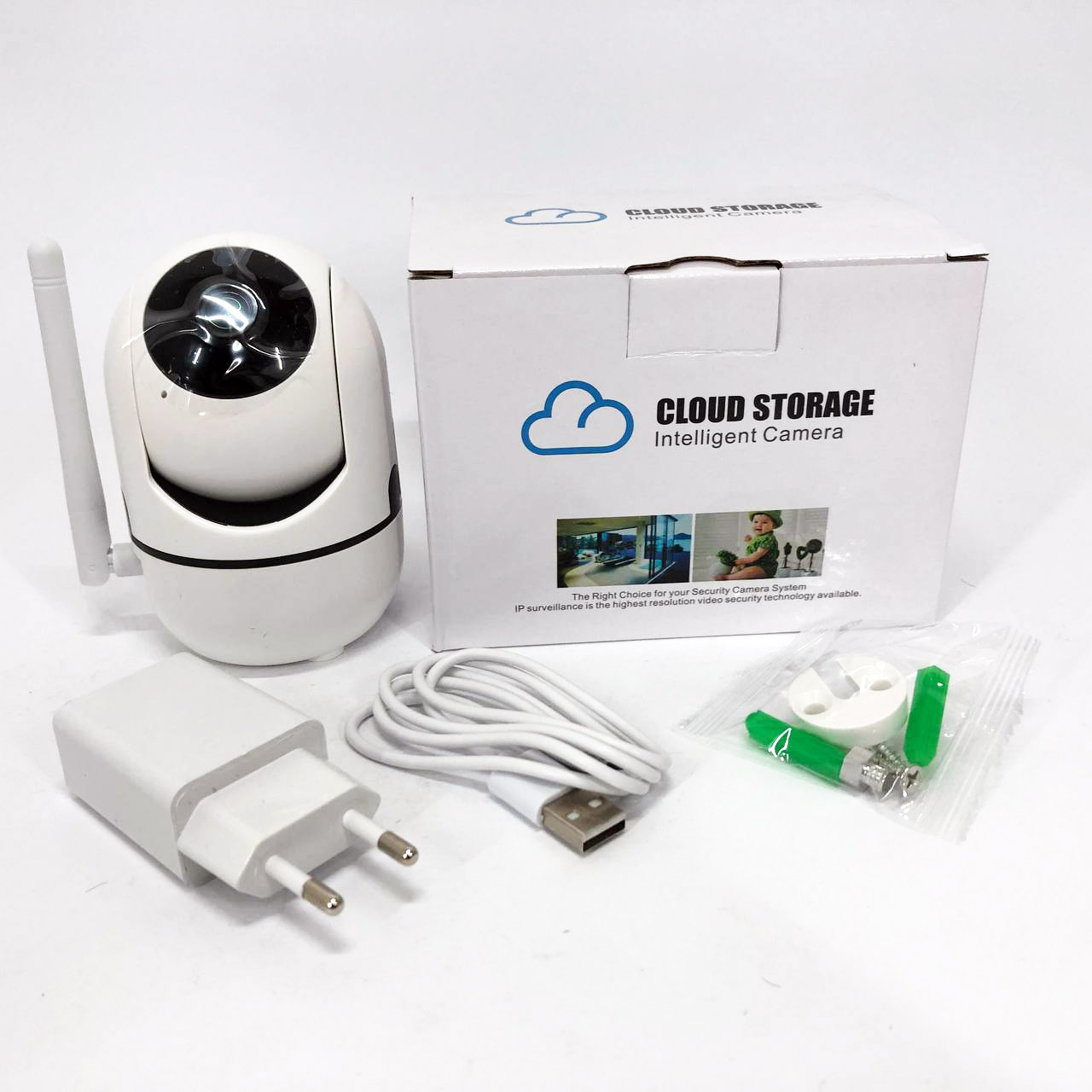 Беспроводная поворотная IP камера WiFi microSD UKC Y13G 1mp с распознаванием лиц