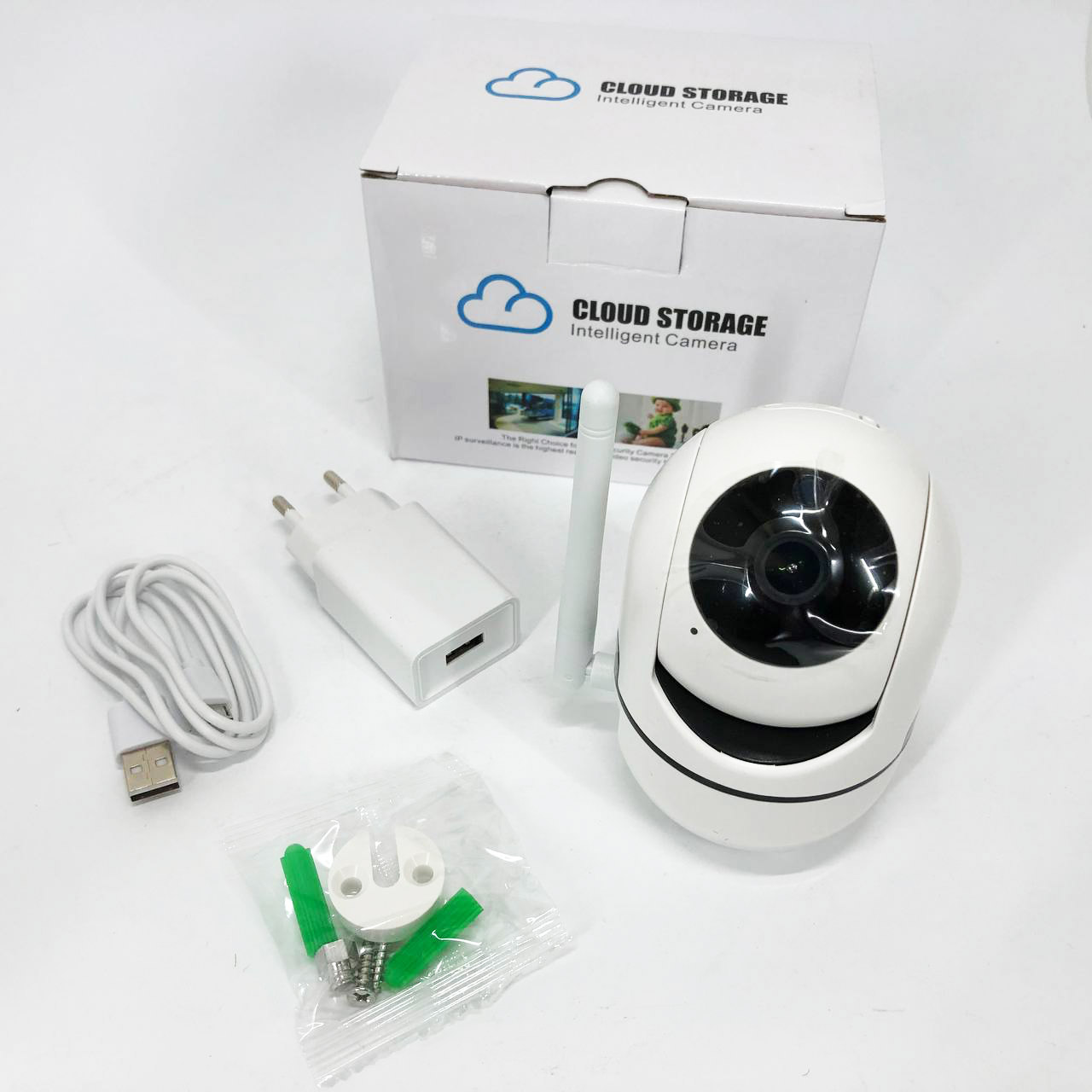 Беспроводная поворотная IP камера WiFi microSD UKC Y13G 1mp с распознаванием лиц