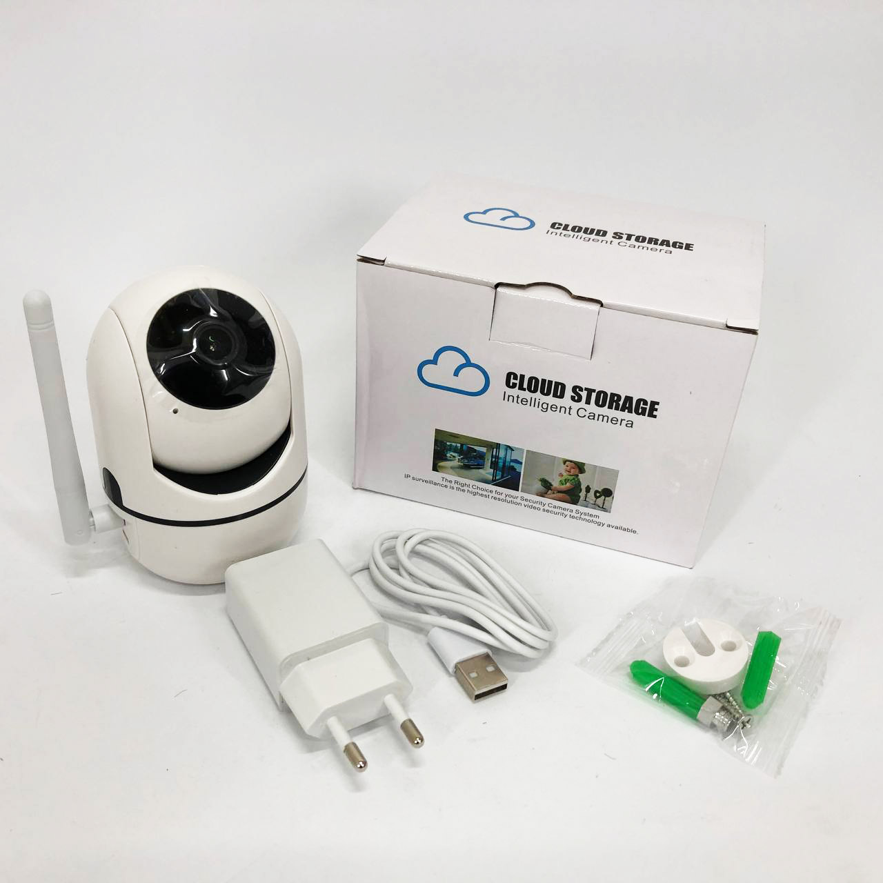 Беспроводная поворотная IP камера WiFi microSD UKC Y13G 1mp с распознаванием лиц