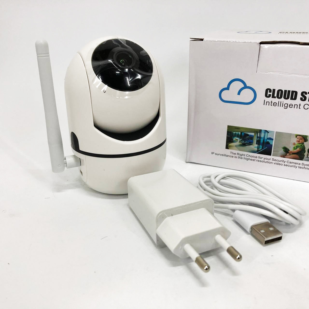 Беспроводная поворотная IP камера WiFi microSD UKC Y13G 1mp с распознаванием лиц