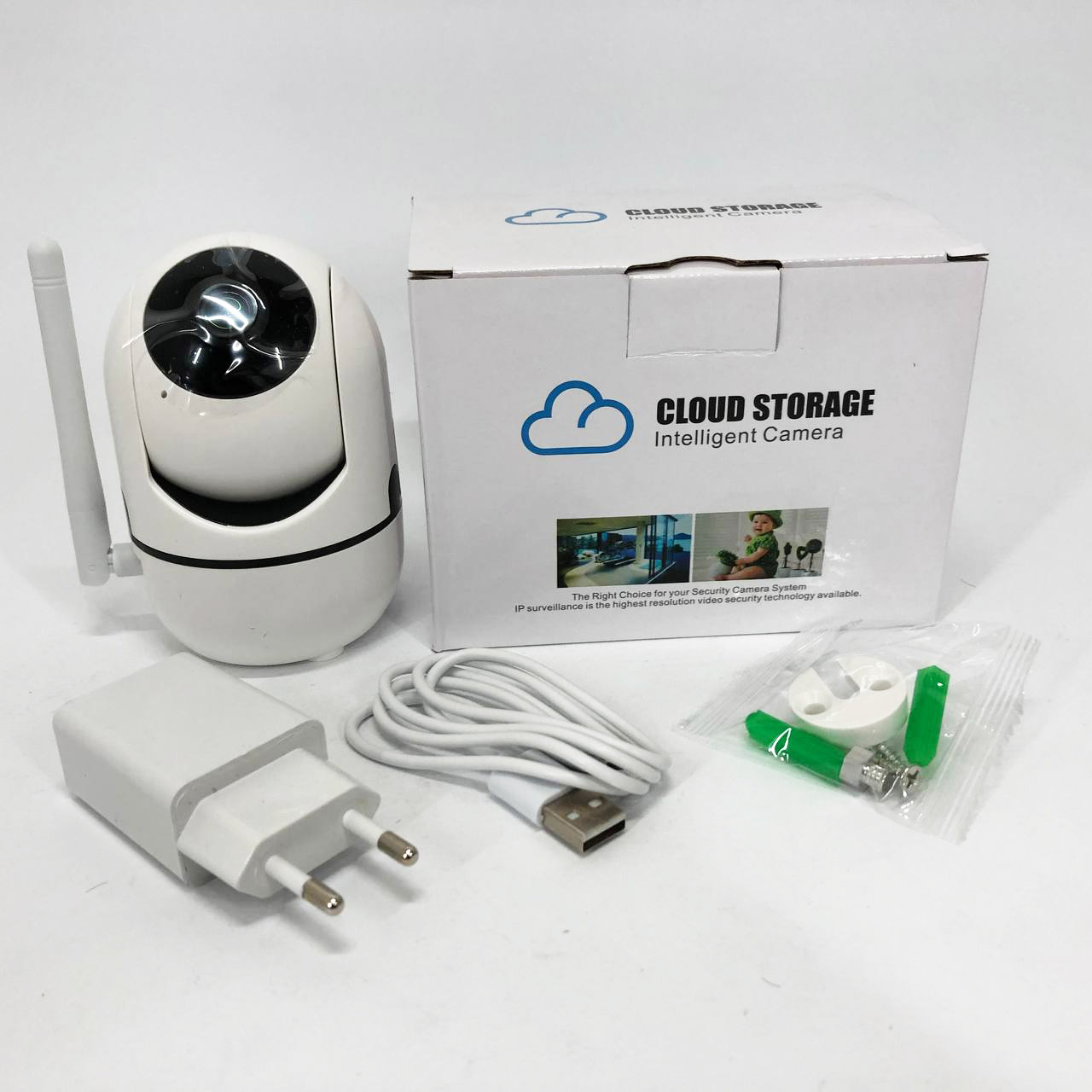 Беспроводная поворотная IP камера WiFi microSD UKC Y13G 1mp с распознаванием лиц