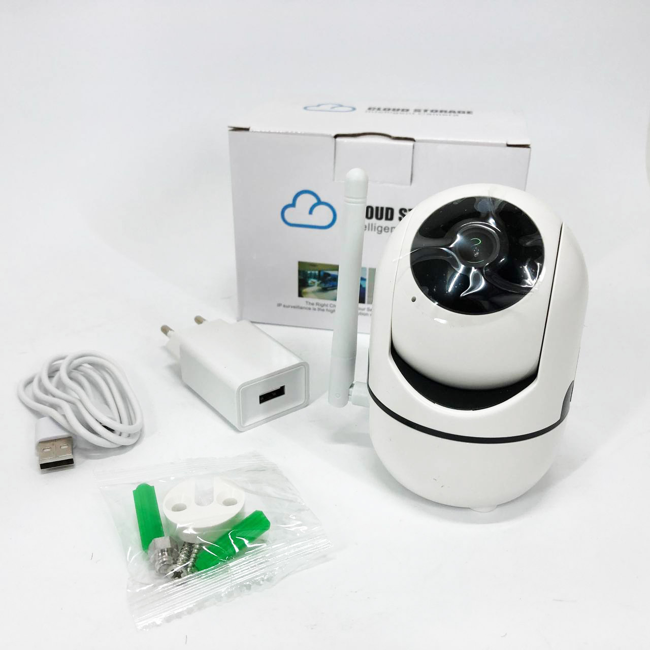 Беспроводная поворотная IP камера WiFi microSD UKC Y13G 1mp с распознаванием лиц