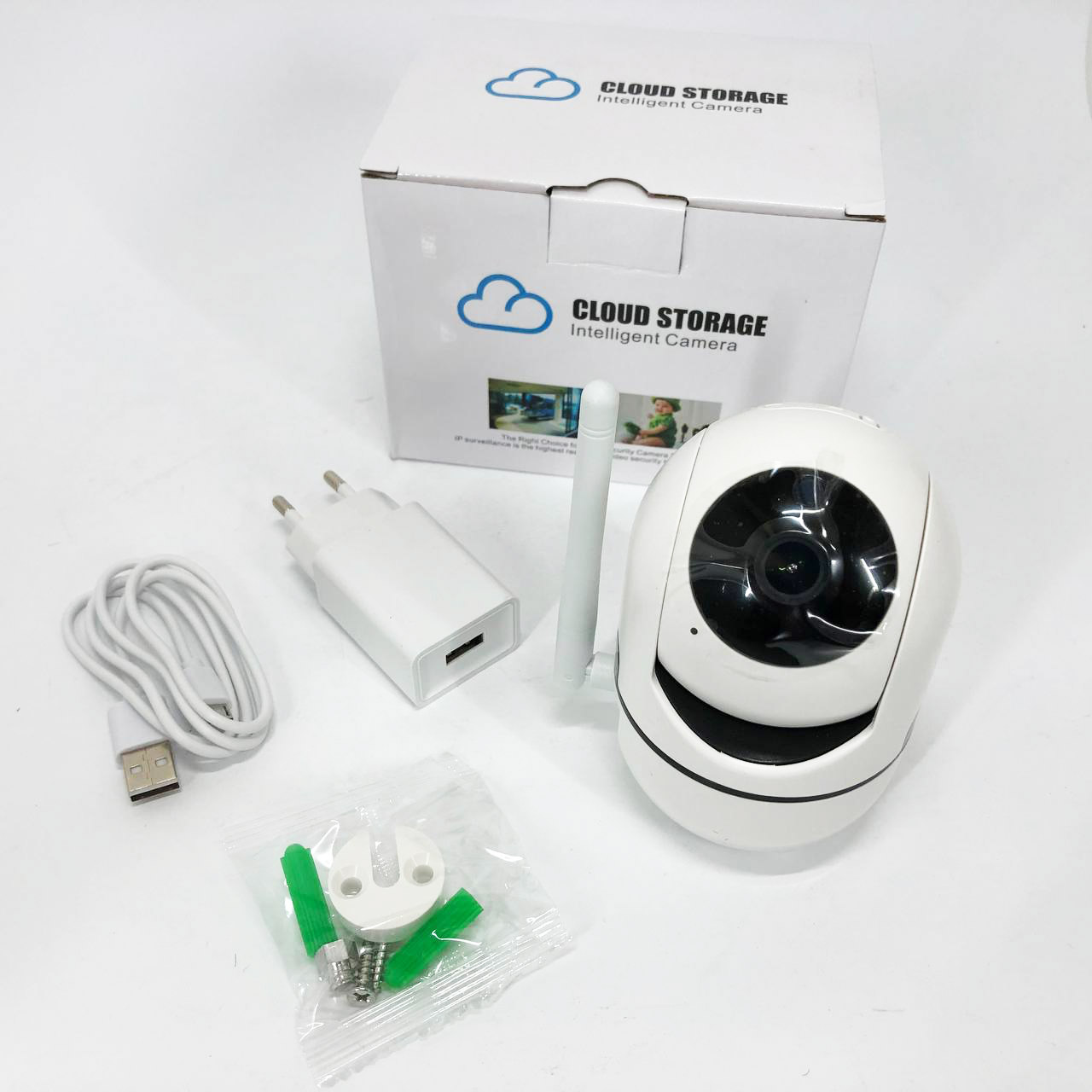 Беспроводная поворотная IP камера WiFi microSD UKC Y13G 1mp с распознаванием лиц