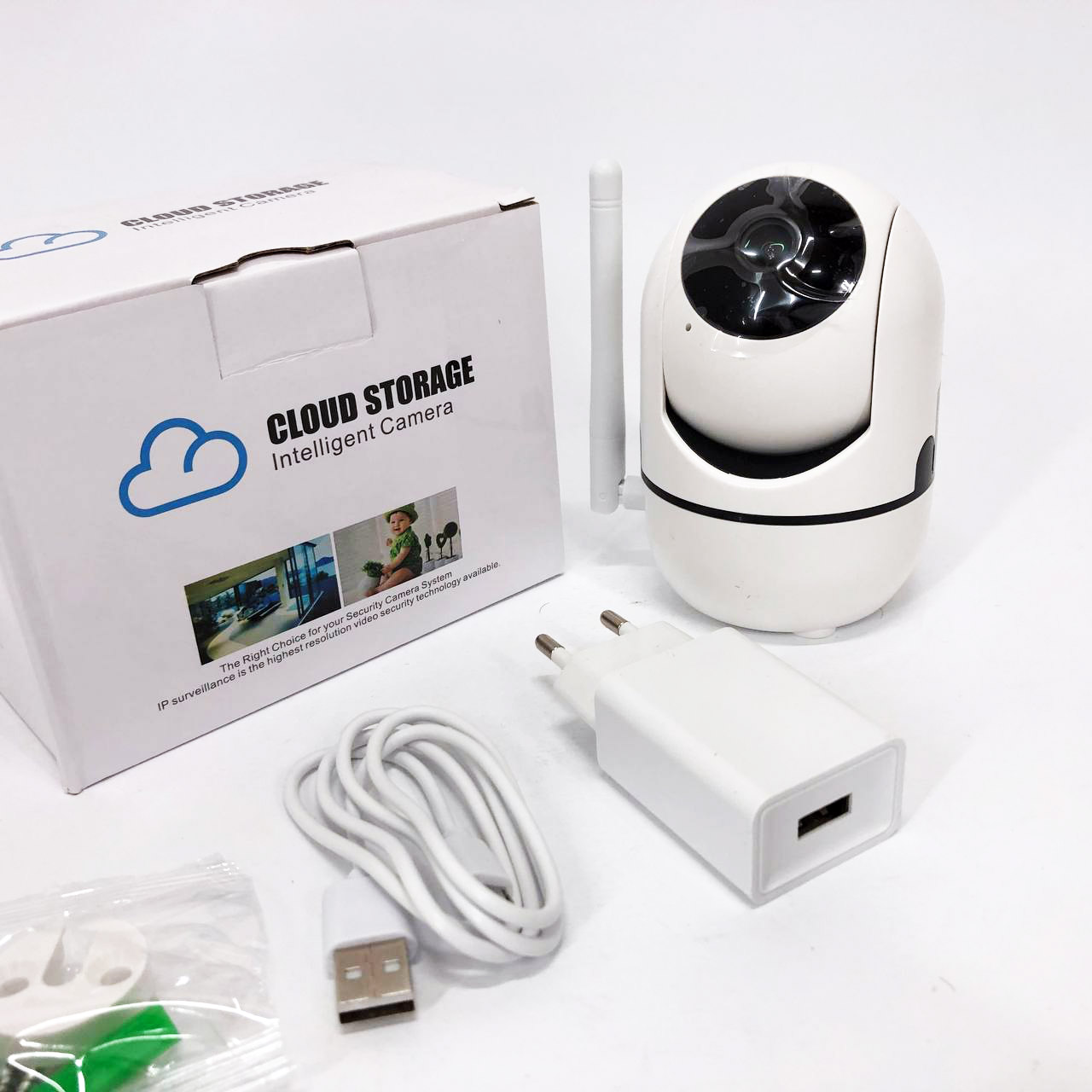 Беспроводная поворотная IP камера WiFi microSD UKC Y13G 1mp с распознаванием лиц