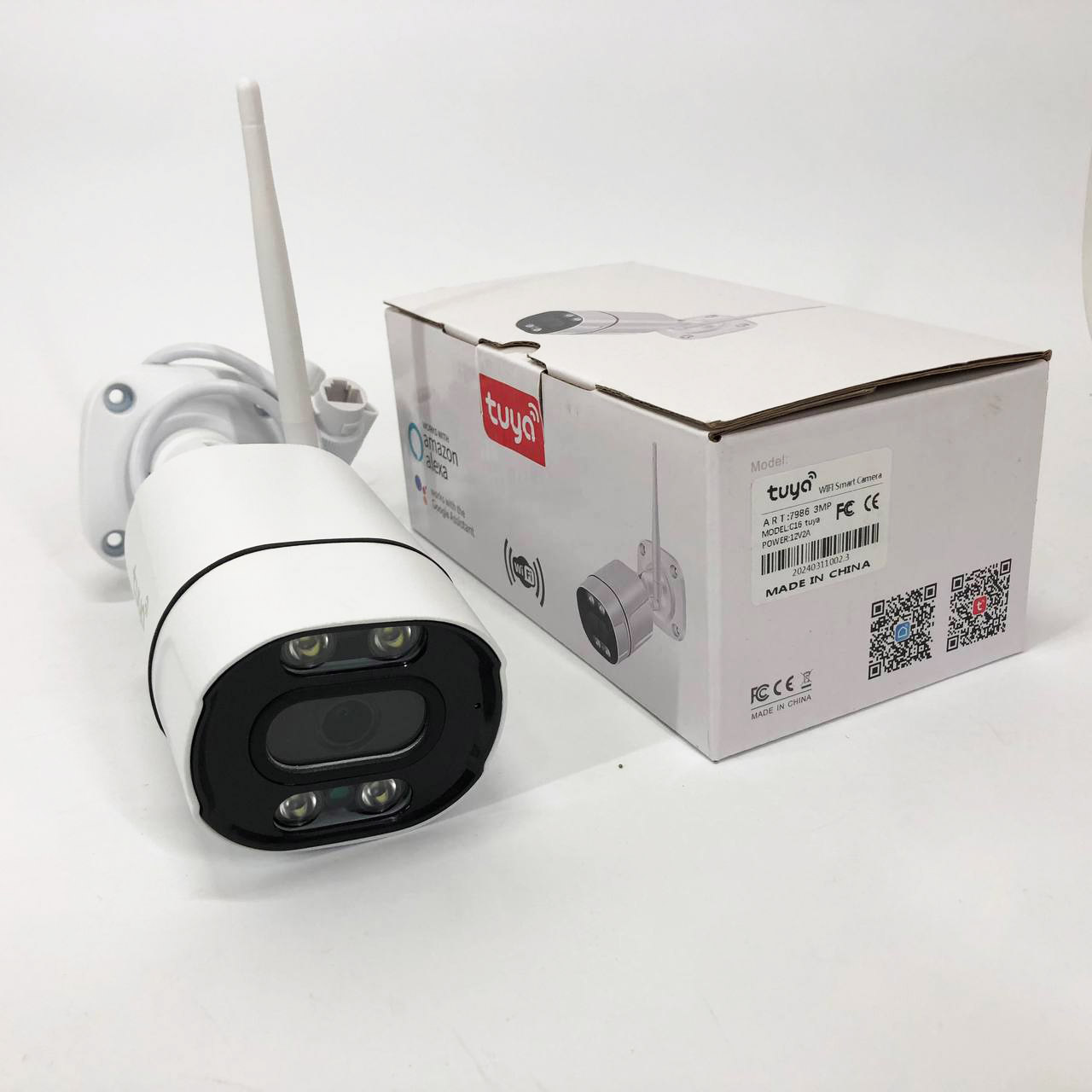 Камера видеонаблюдения Camera C16 TUYA APP WIFI IP 3.0 mp уличная с дистанционным просмотром