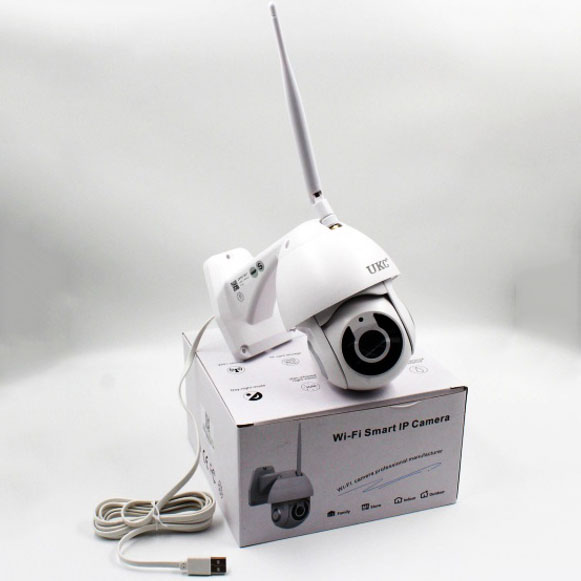 Камера видеонаблюдения IP всепогодная поворотная UKC CAMERA v380 C6 IP 1080p 2.0 mp уличная