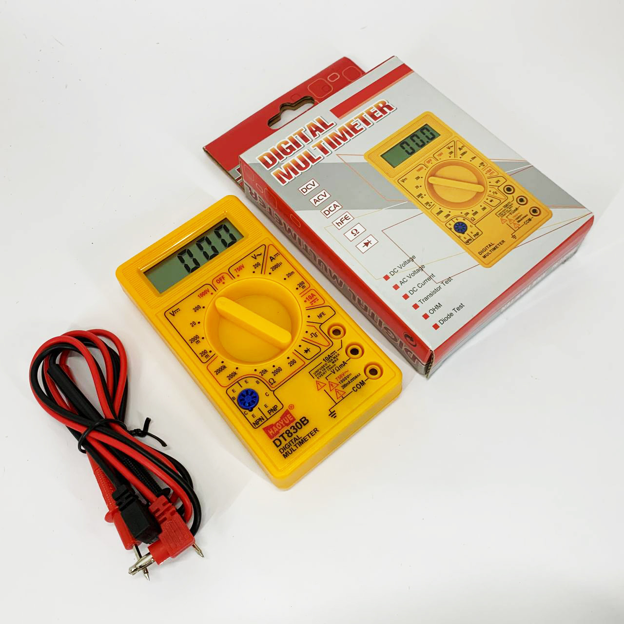 Мультиметр HAOYUE DT830B yellow